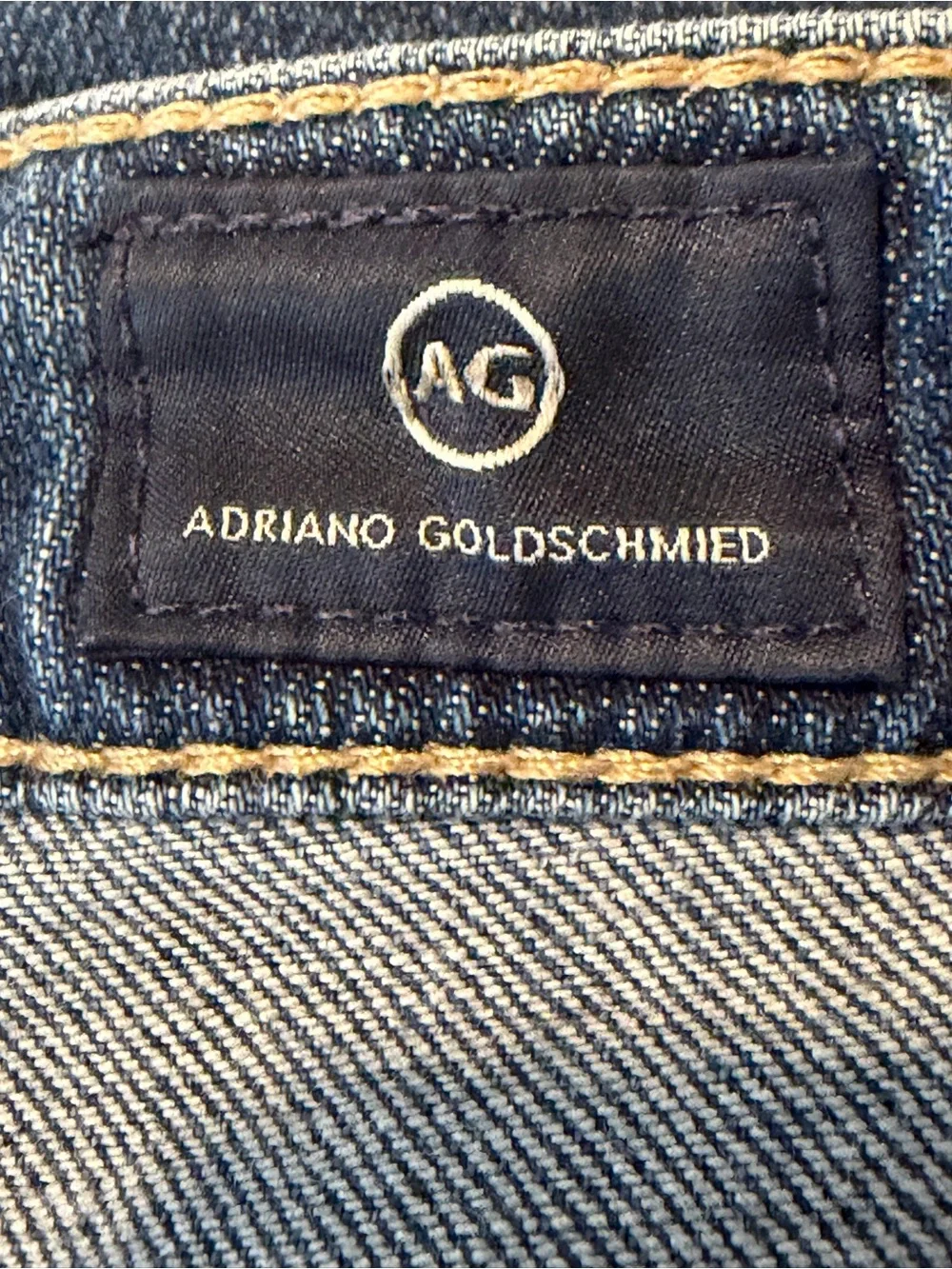 Adriano Goldschmidt AG The High Rise Stevie Ankle -SZ 30R- Blue Distressed Jeans